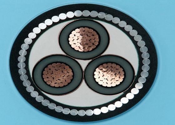 Multi de Kern Gepantserde Kabel Drie van de staaldraad Kernlldpe/lshf Schede